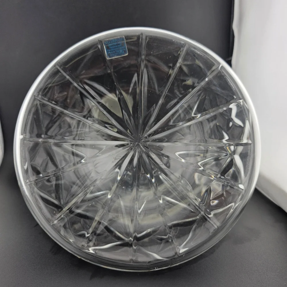 Illusions Samobor 24% Lead Crystal Ships Decanter‎ w/ Stopper Yugoslavia Handcut
